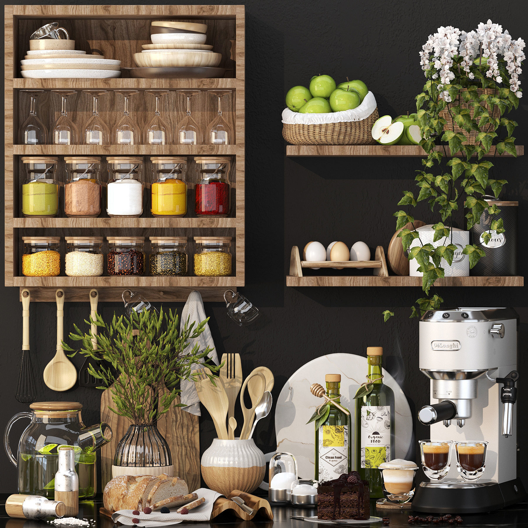 Kitchen Accessories -10 3D model_1