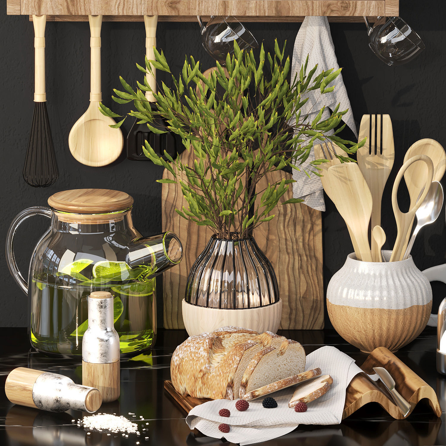 Kitchen Accessories -10 3D model_5