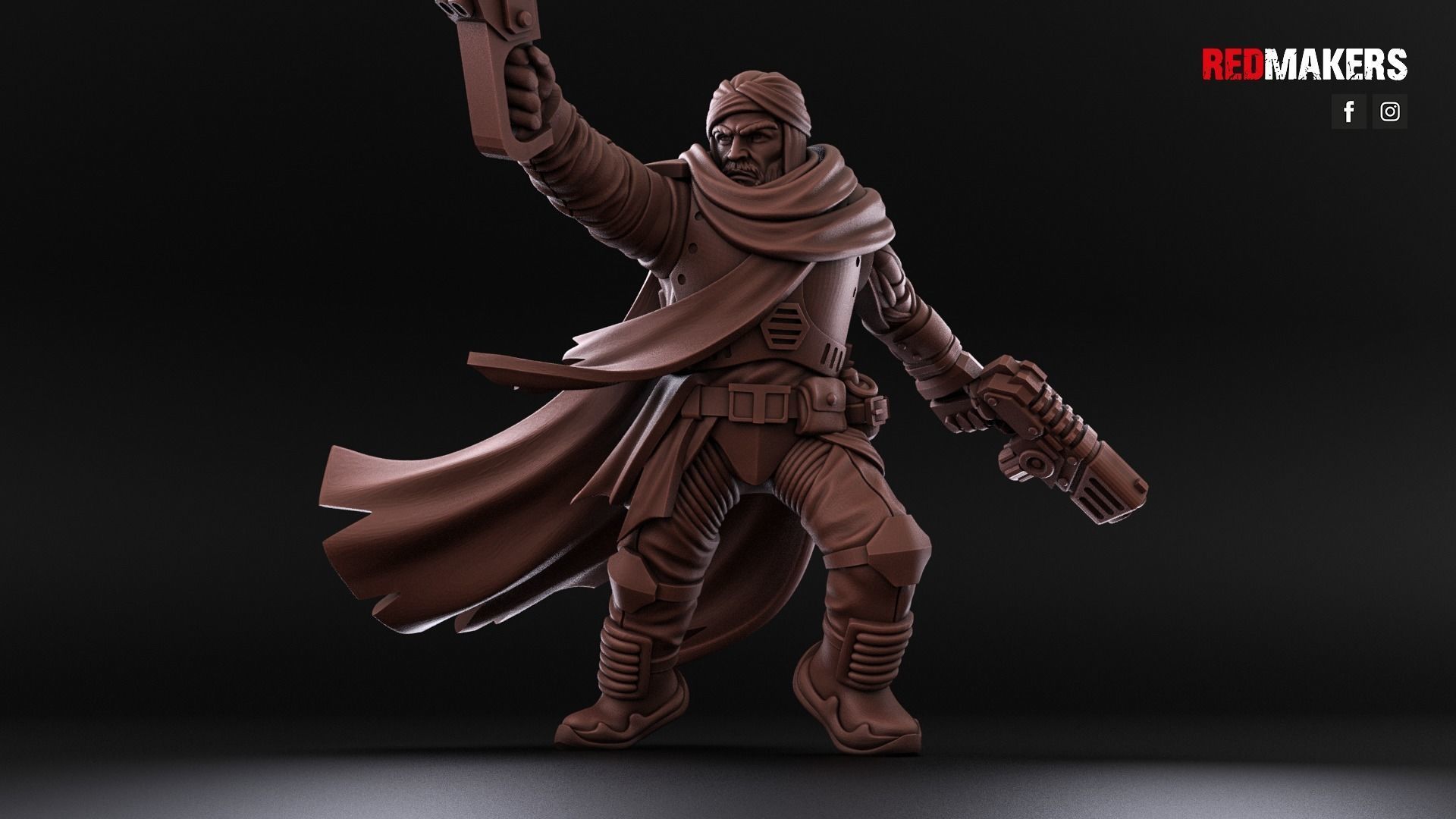 Desert Raiders - Officer of the Imperial Force 3D print model_2