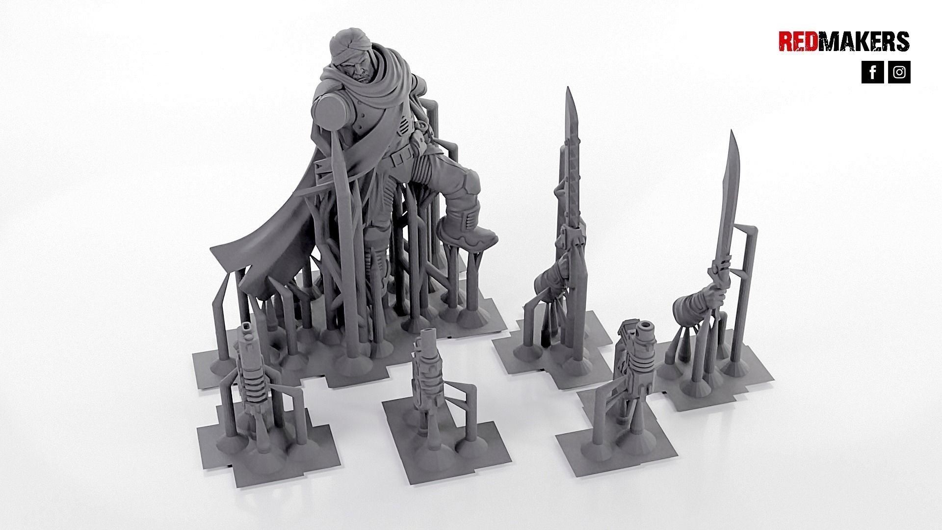 Desert Raiders - Officer of the Imperial Force 3D print model_7