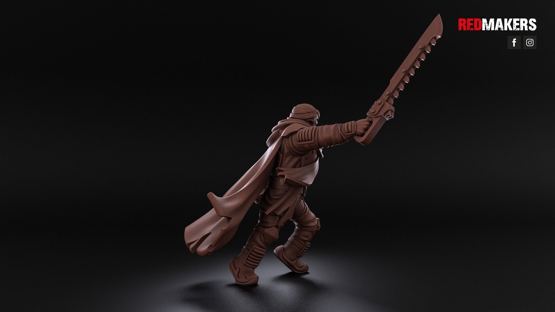 Desert Raiders - Officer of the Imperial Force 3D print model_4