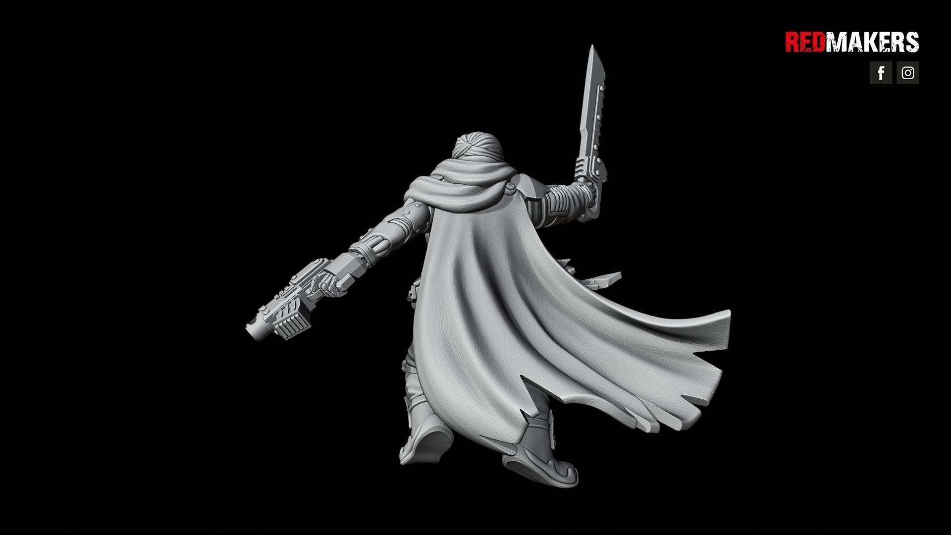 Desert Raiders - Officer of the Imperial Force 3D print model_10