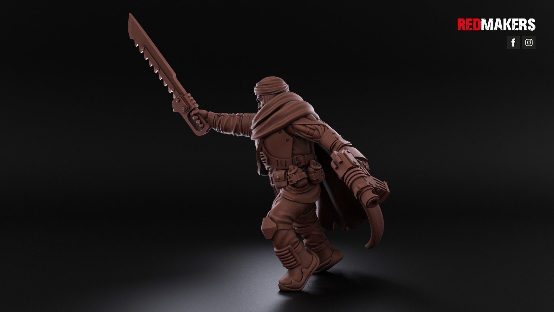 Desert Raiders - Officer of the Imperial Force 3D print model_6
