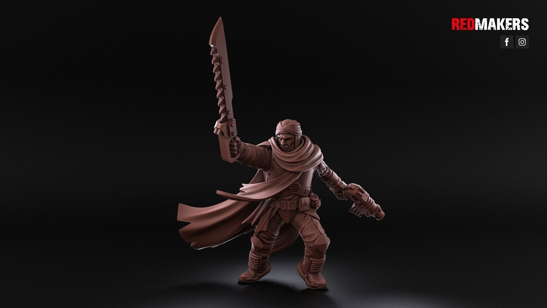 Desert Raiders - Officer of the Imperial Force 3D print model_3