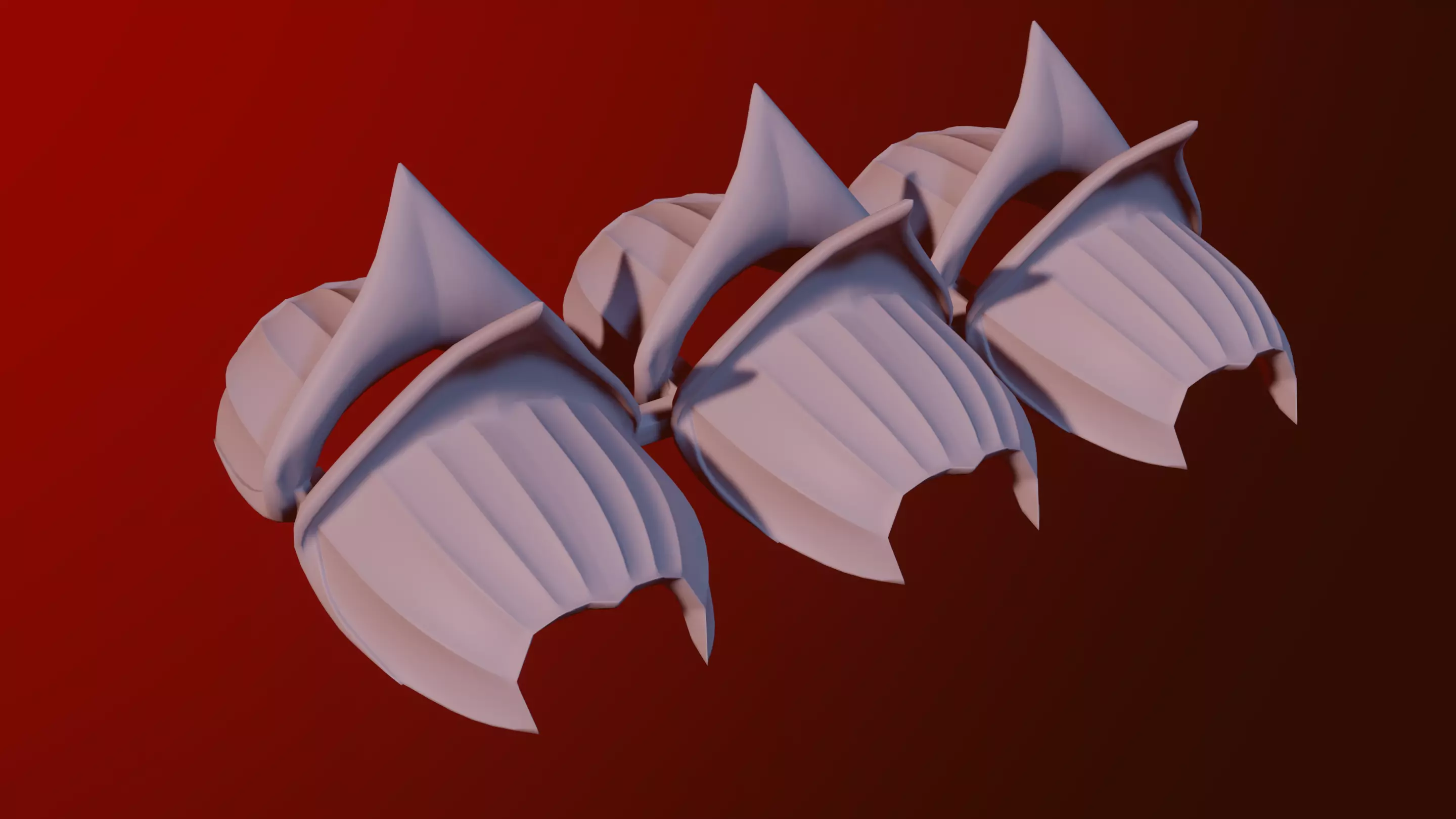 Cannibal Knight Ghould Shoulders 3D print model_0