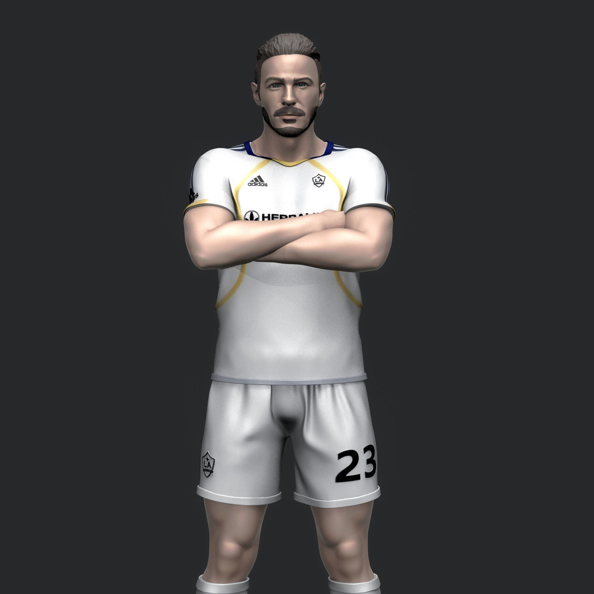  David Beckham 3D Printable 2 3D print model_9