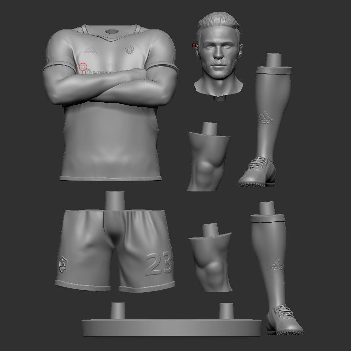  David Beckham 3D Printable 2 3D print model_2