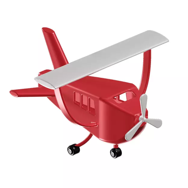Mini Aircraft Toy 3D model_0