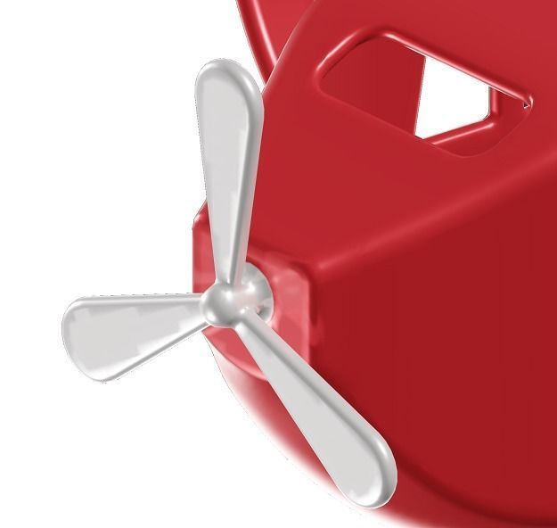 Mini Aircraft Toy 3D model_2