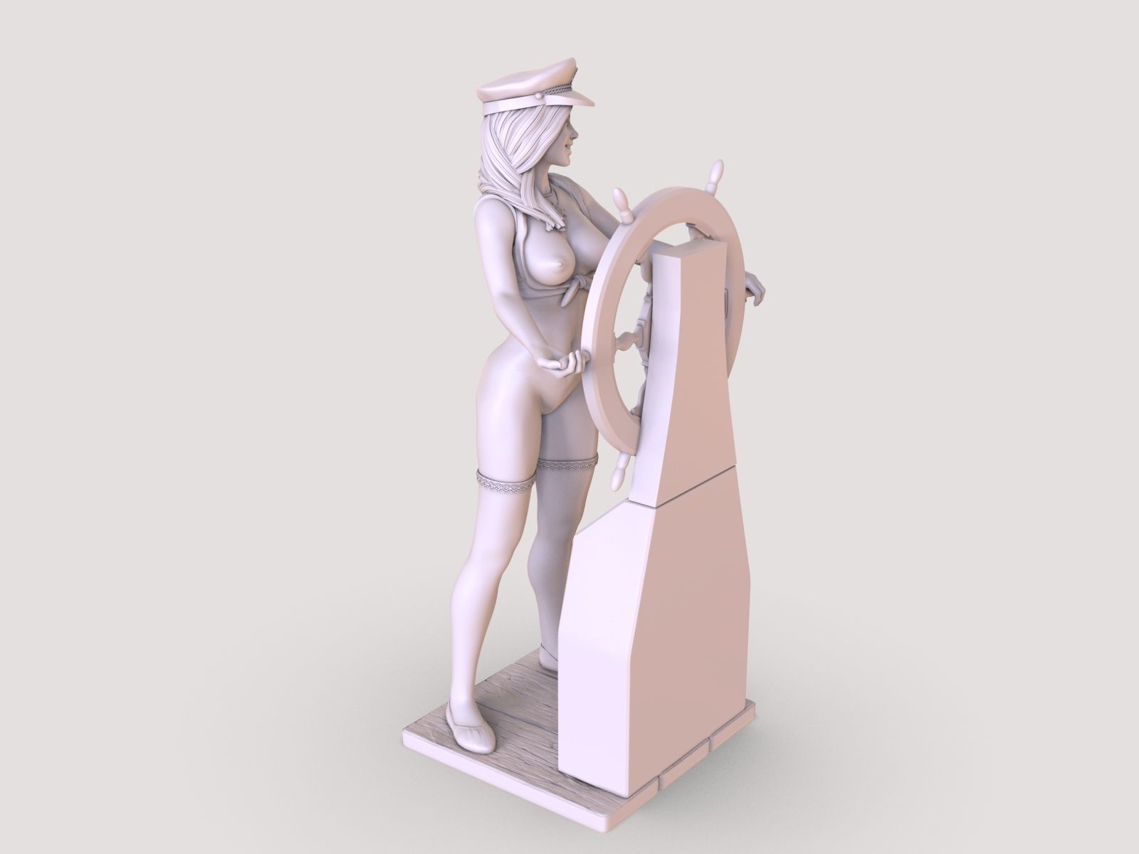 LADY CAPTAIN 3D print model_15