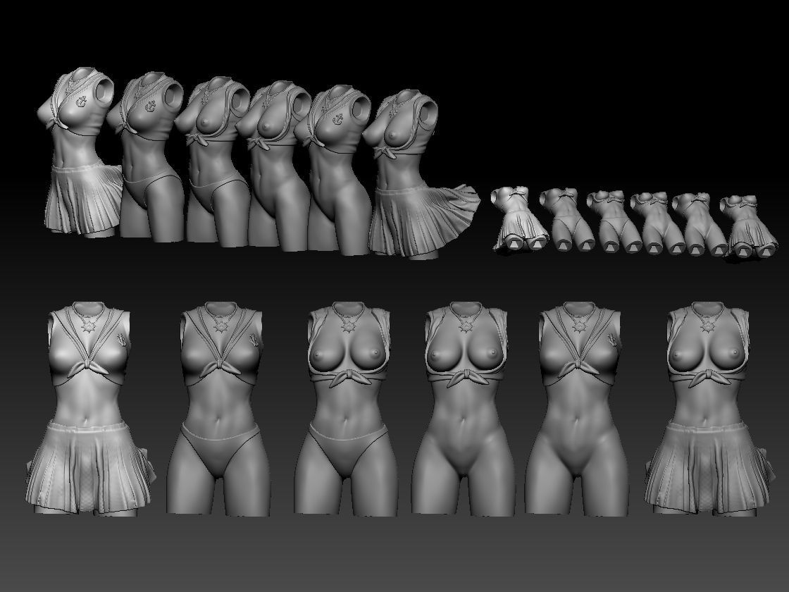 LADY CAPTAIN 3D print model_7