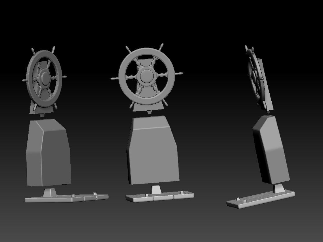 LADY CAPTAIN 3D print model_3