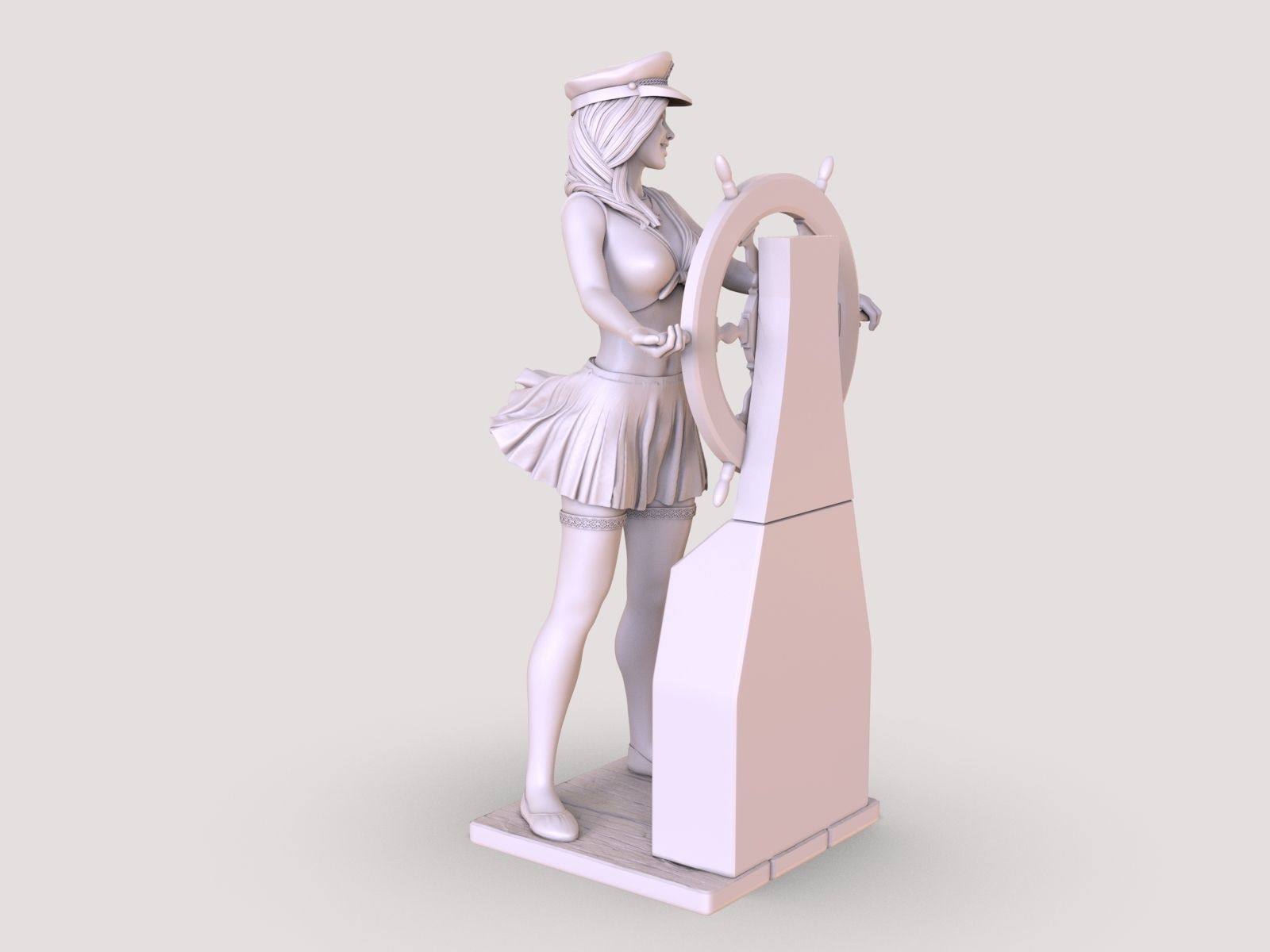 LADY CAPTAIN 3D print model_8