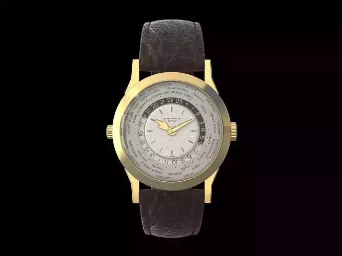 Patek Philippe Worldtimer Guilloche
