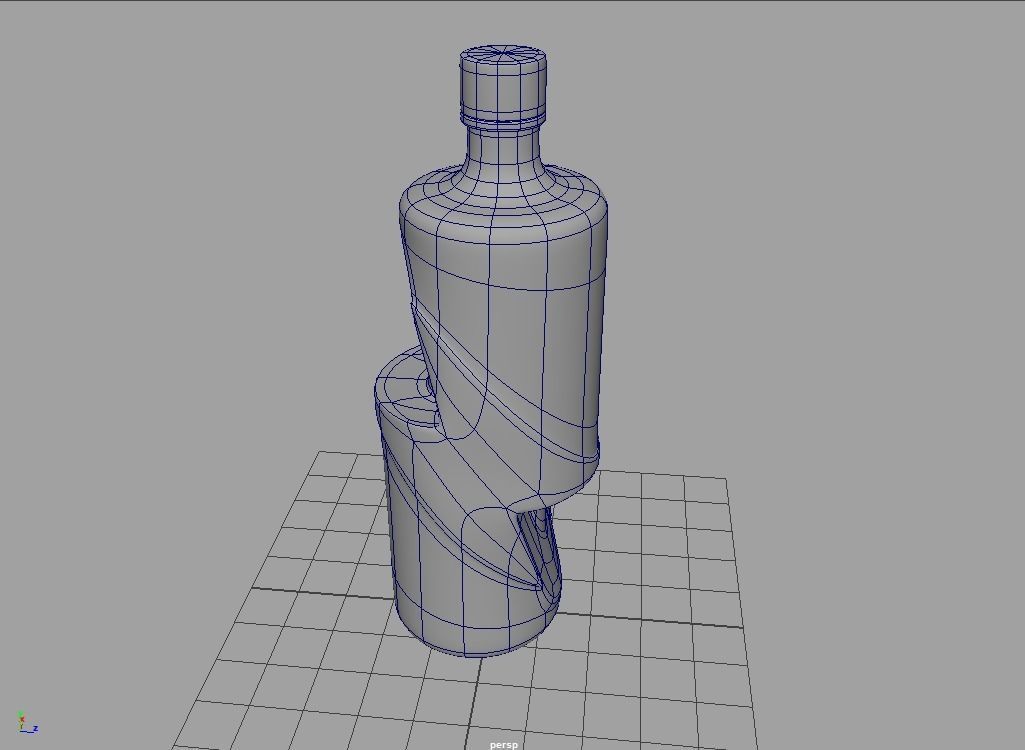 House Hold Series - 49 Unique 3D Bottles - 1st Batch Low-poly 3D model_13