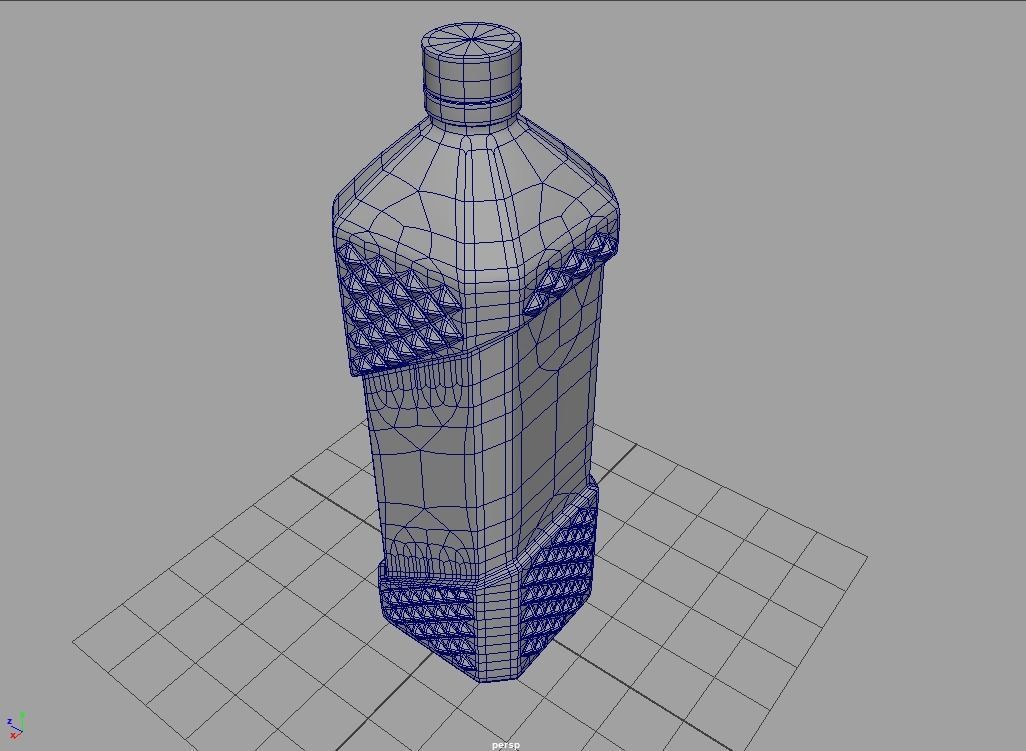 House Hold Series - 49 Unique 3D Bottles - 1st Batch Low-poly 3D model_15
