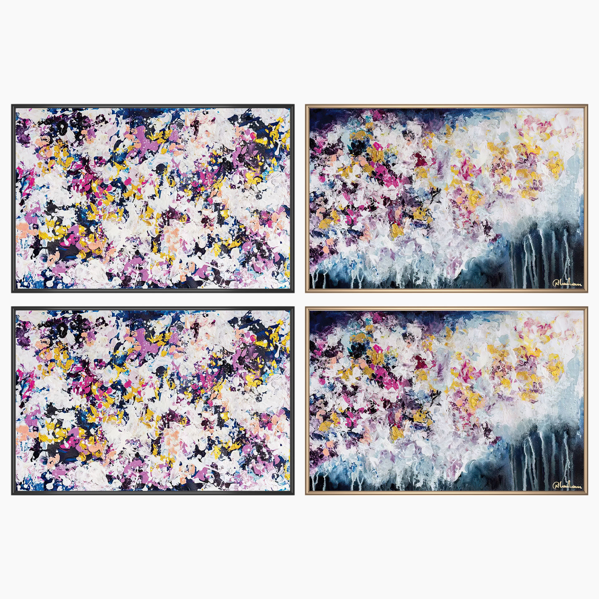 Wall Art Set 3683 3D model_1