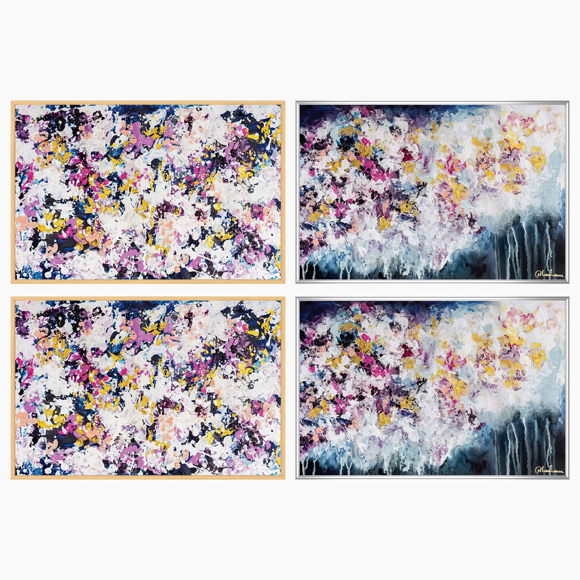 Wall Art Set 3683 3D model_2