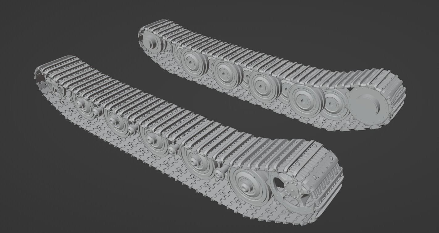 H0 1-87 scale Jagdpanzer VI Jagdtiger 3D print model_17