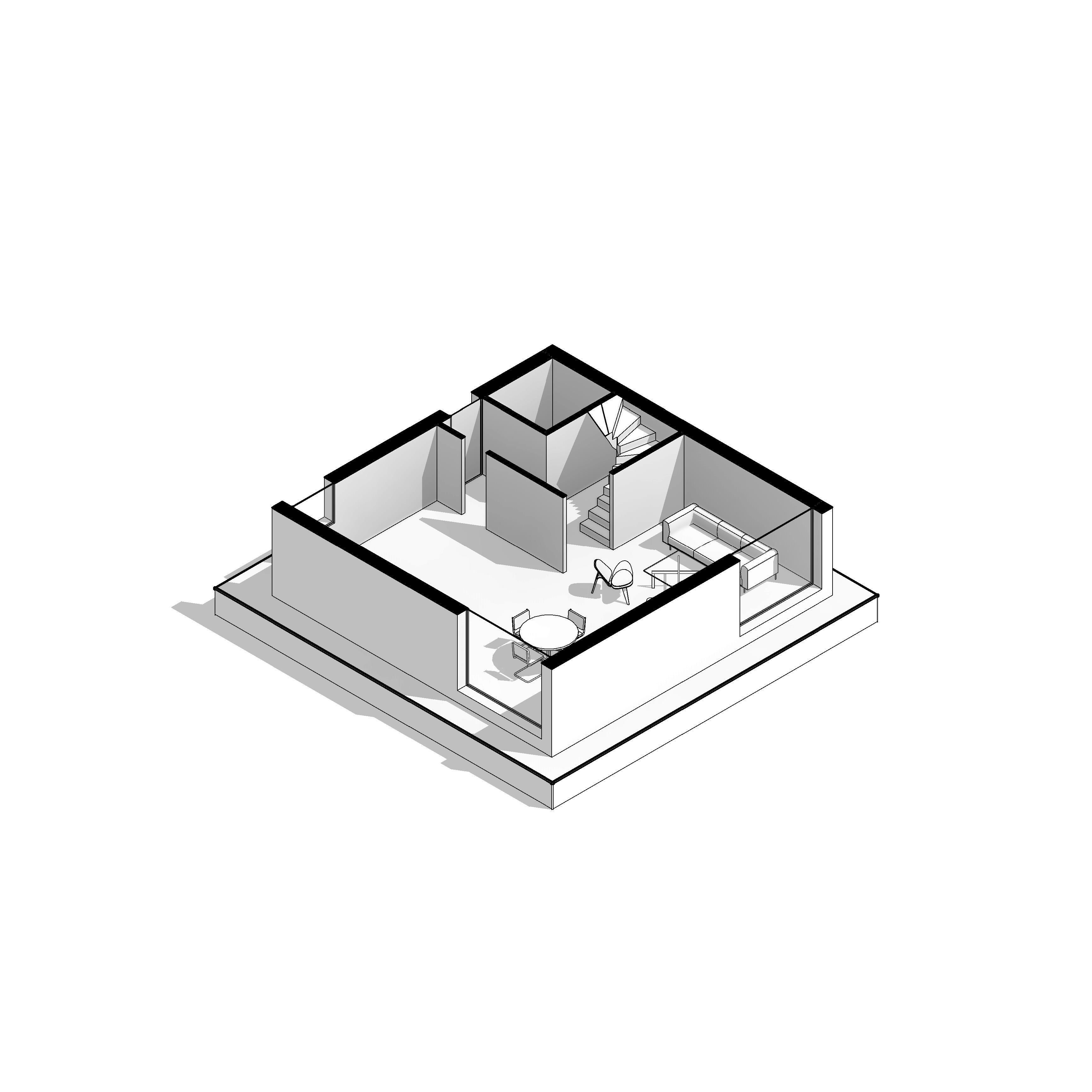 CONCEPT set of colorful houses 3D model_6