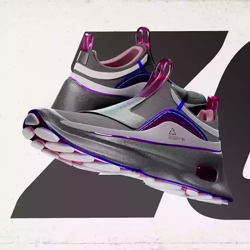 Tendance tendance oss sneaker design Free 3D model