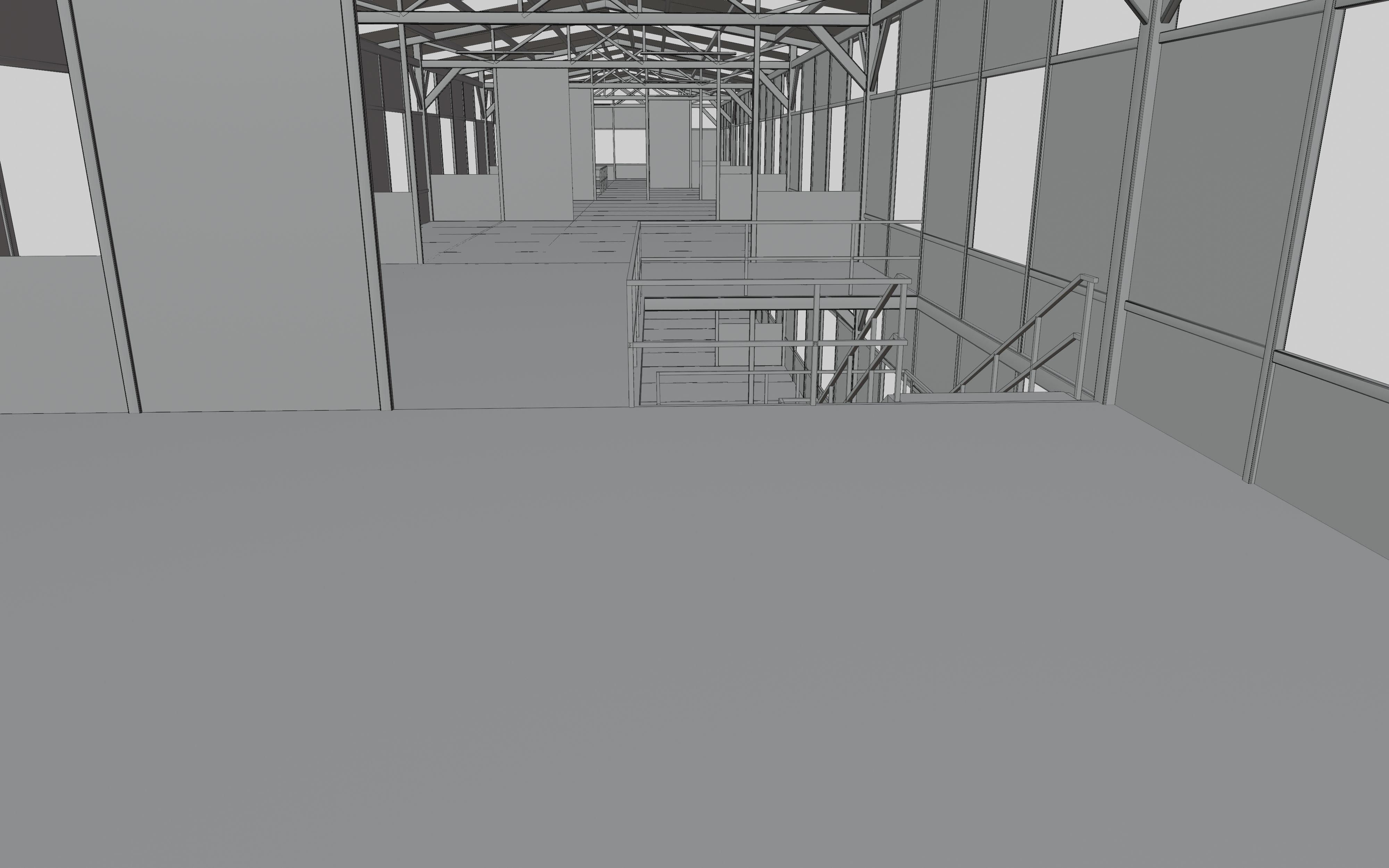 Rusty Metal Steel Construction Building Free 3D model_17