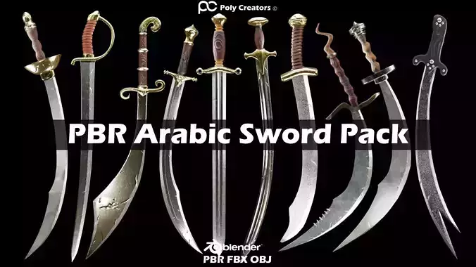 PBR Arabic Sword Pack