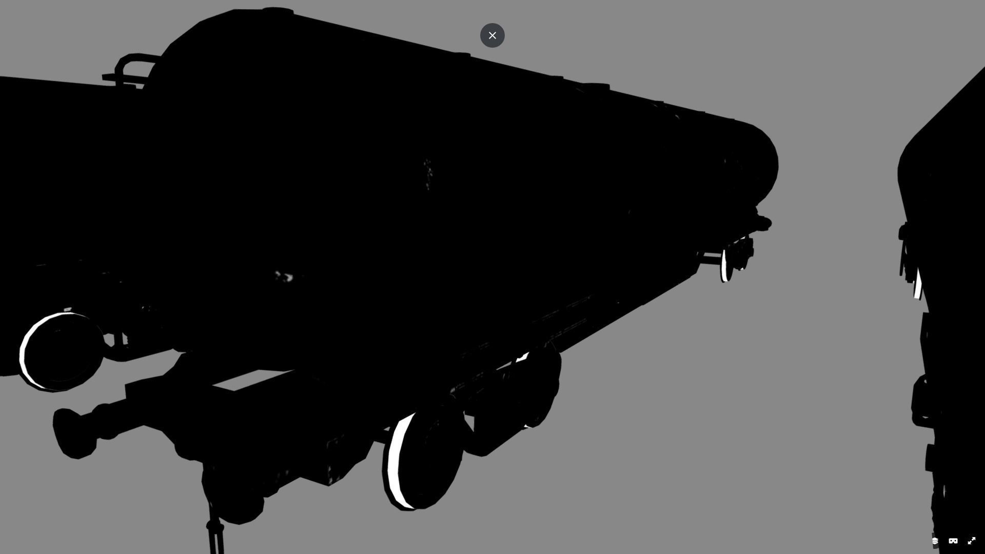 Double Bogie TEA Wagon Low-poly 3D model_13