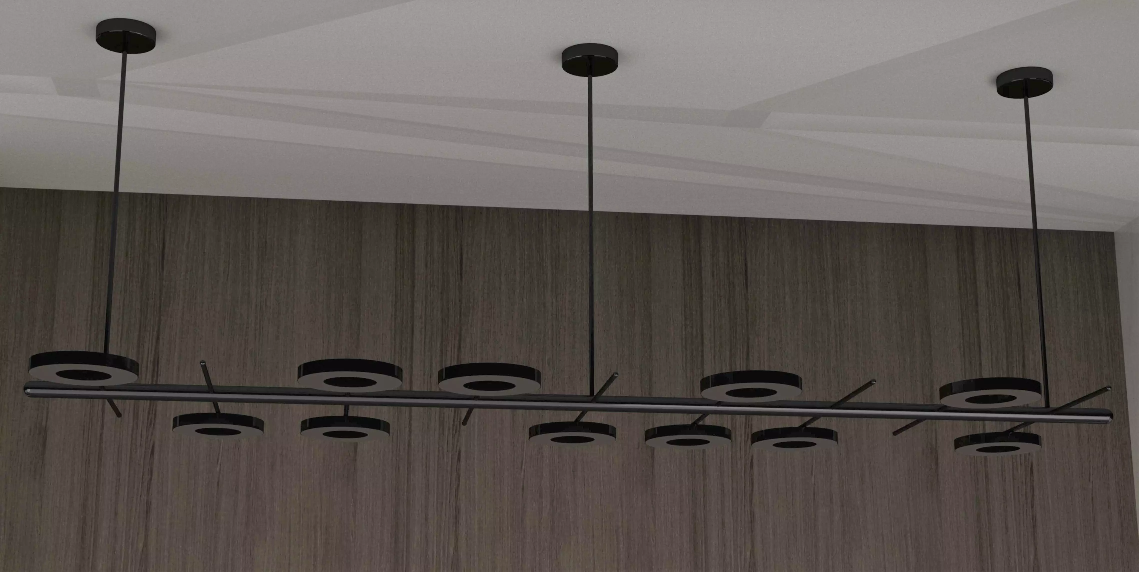 Chandelier 12 Free 3D model