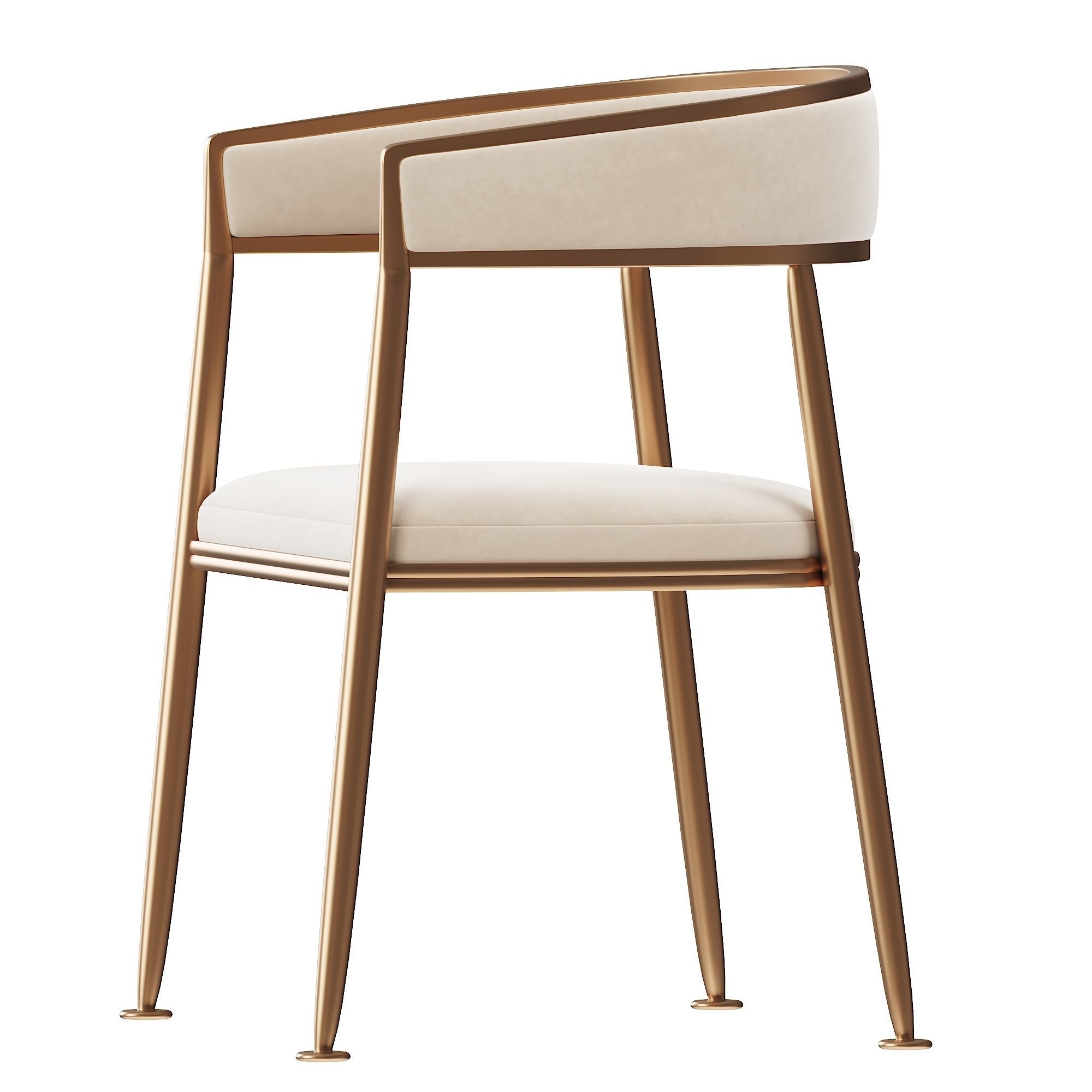 Valini Nordic Accent Chair 3D model_2