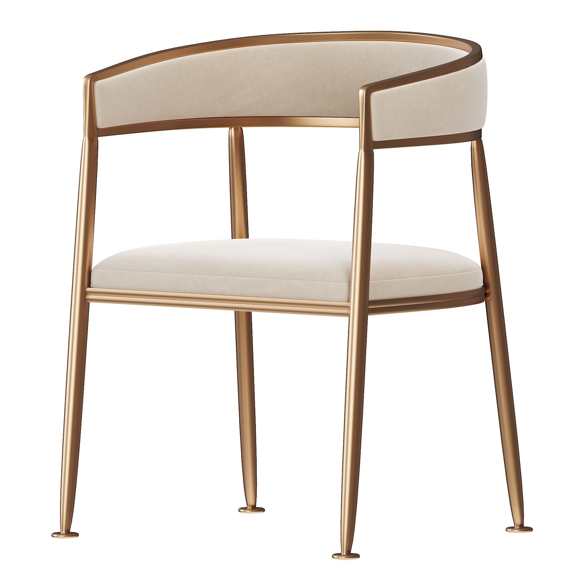 Valini Nordic Accent Chair 3D model_1