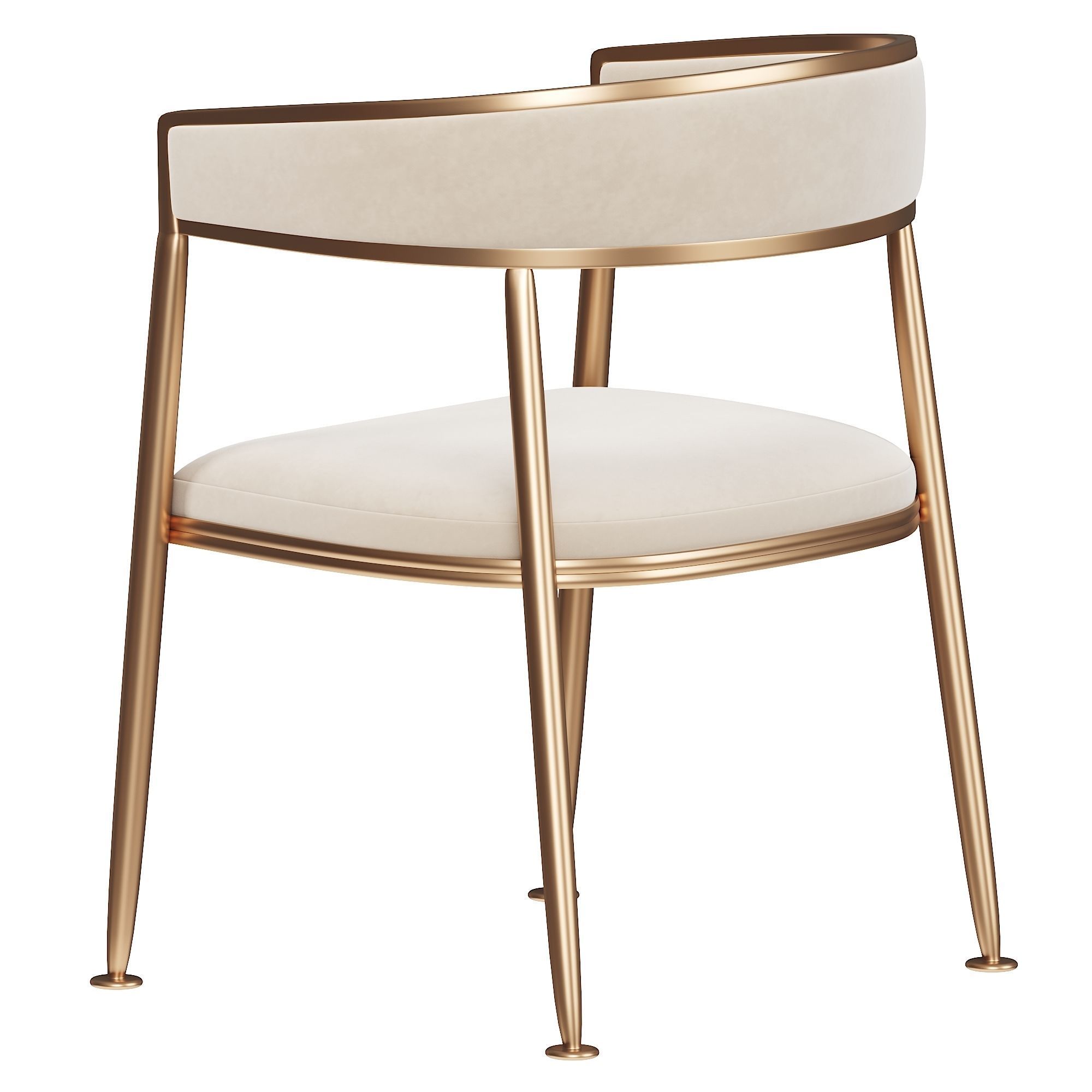 Valini Nordic Accent Chair 3D model_3