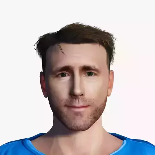Ryan Reynolds 3D Rigged model ready for animation