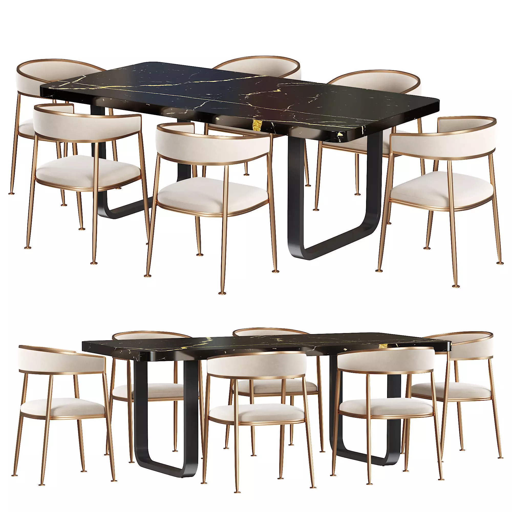 Valini Nordic Accent and Eat play table 3D model