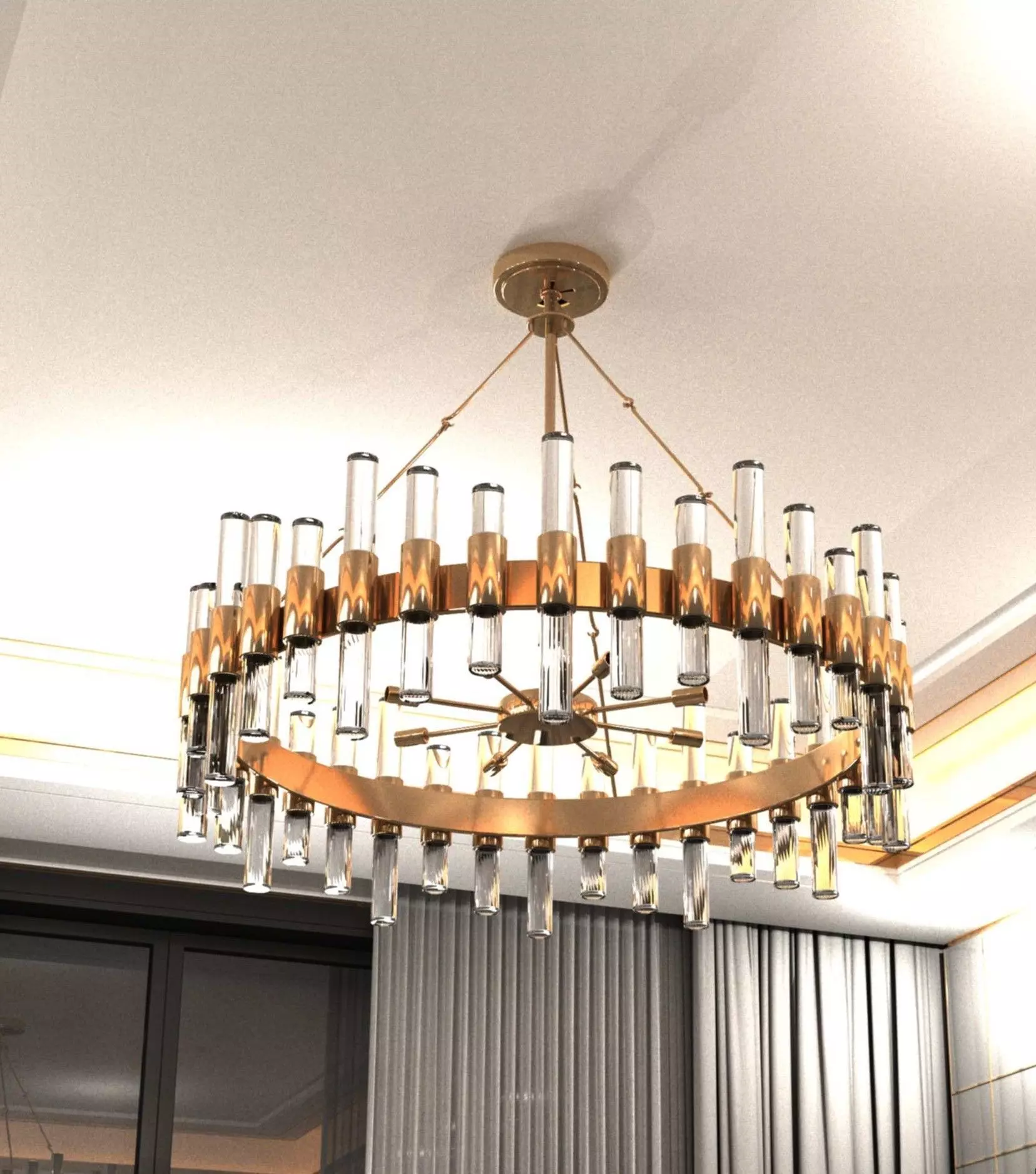 chandelier 19 Free 3D model