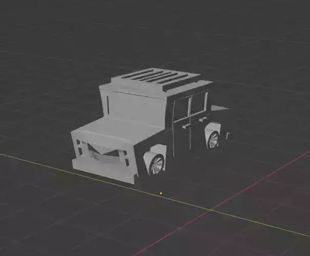 Low polly 3D print model
