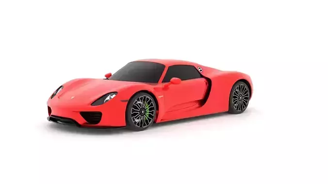 Porsche 918 2015 3D model