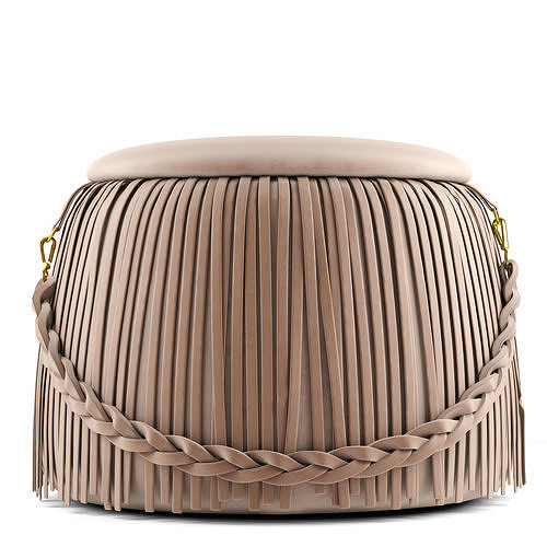 Jetclass pouf Ribbon 3D model 2