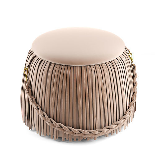 Jetclass pouf Ribbon 3D model 4