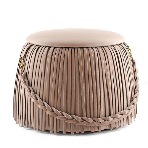 Jetclass pouf Ribbon 3D model 3