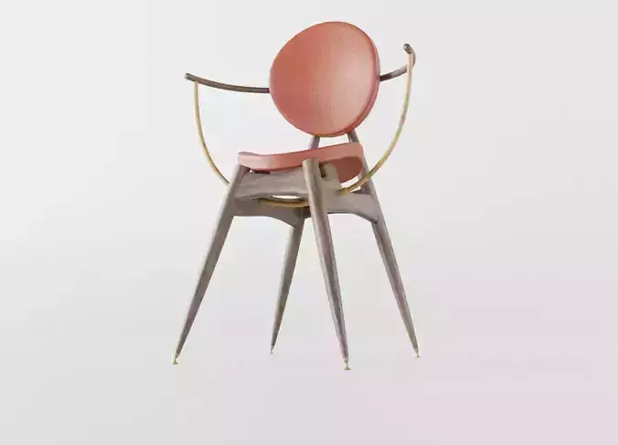 Royal Chair Blender 3D Model