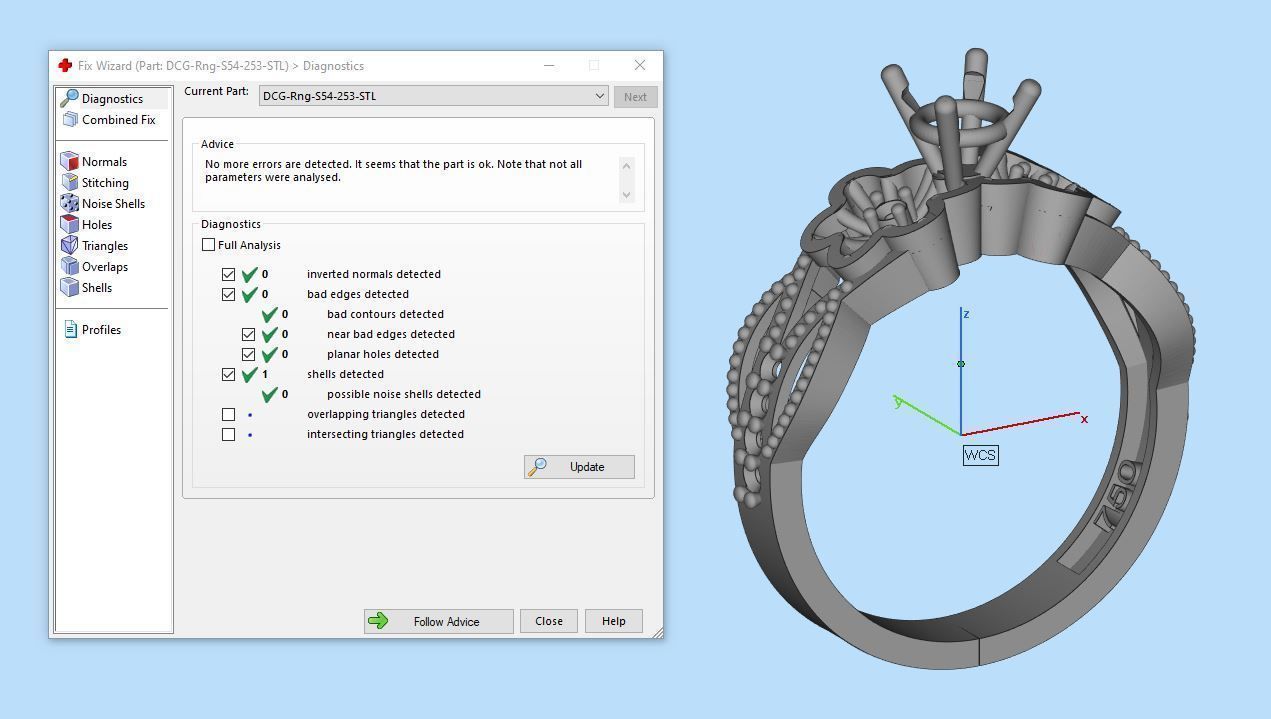 Solitaire ring  3D print model_6