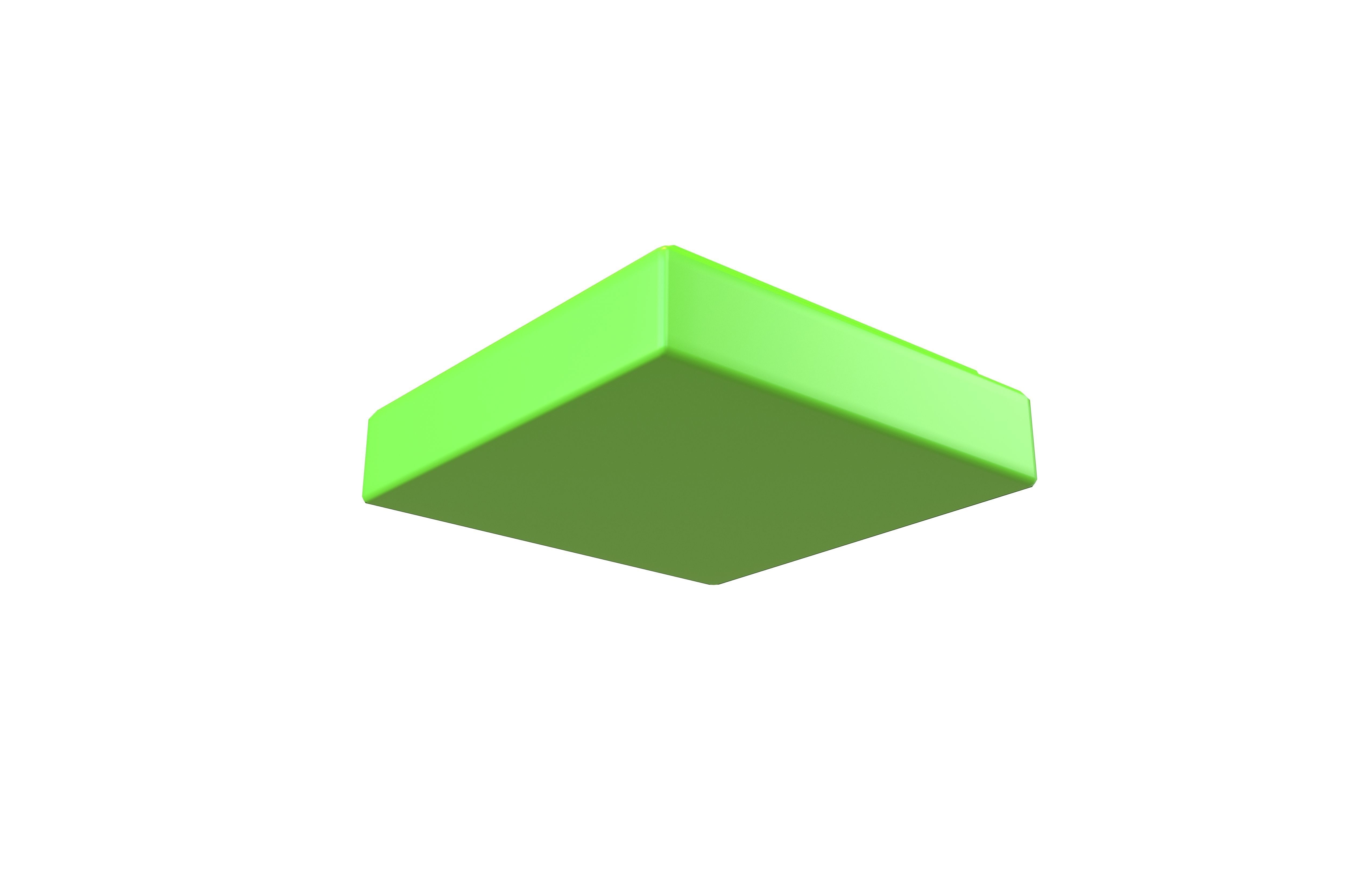 Square Button V1 003 Low-poly 3D model_2