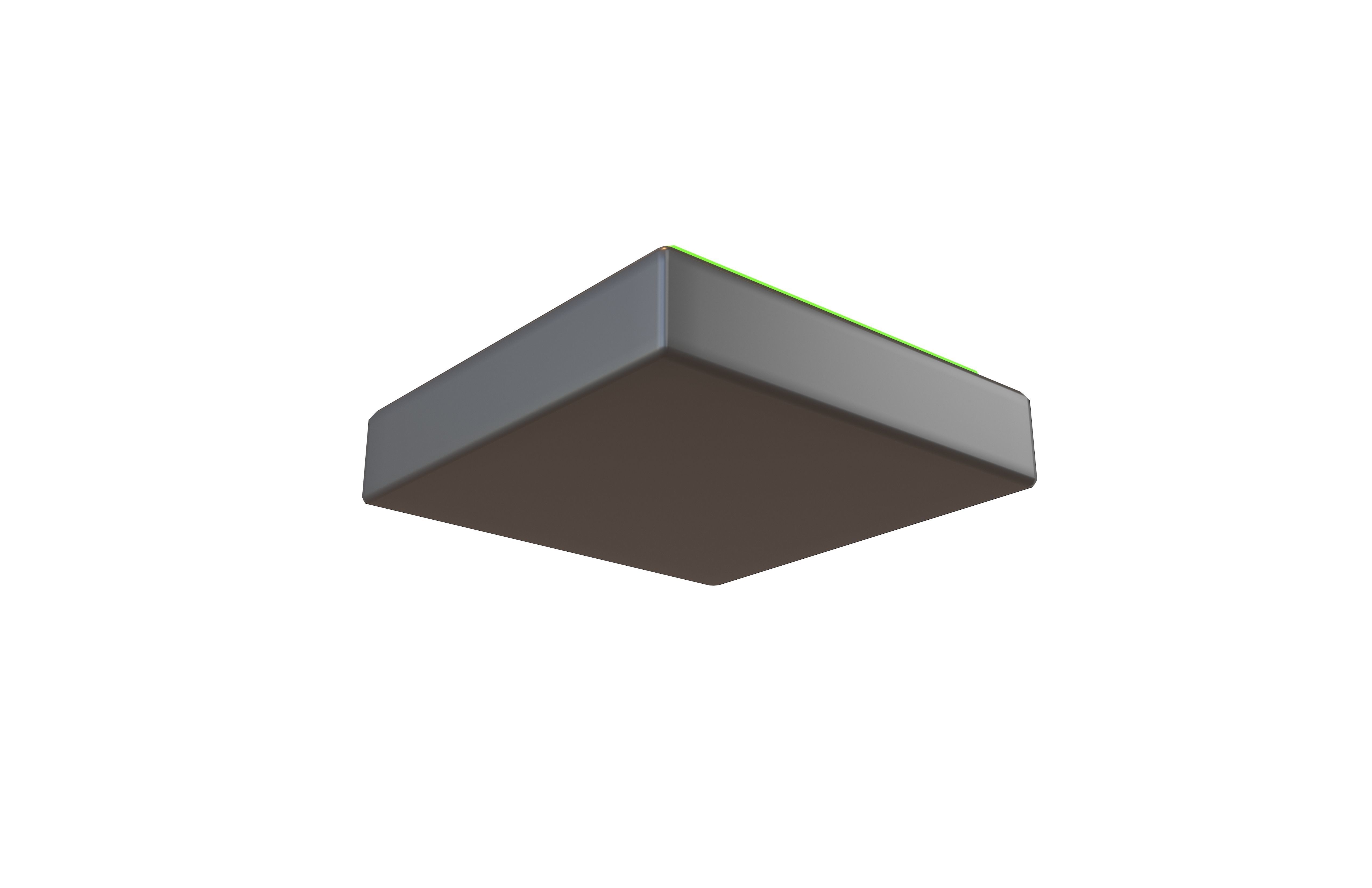 Square Button V1 008 Low-poly 3D model_3