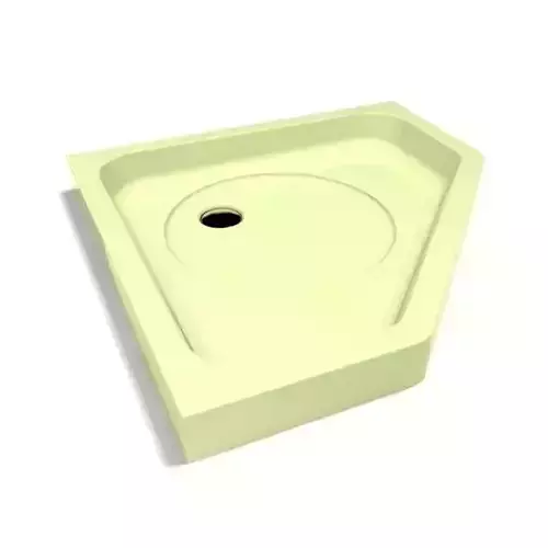 Green Shower Base 3D model