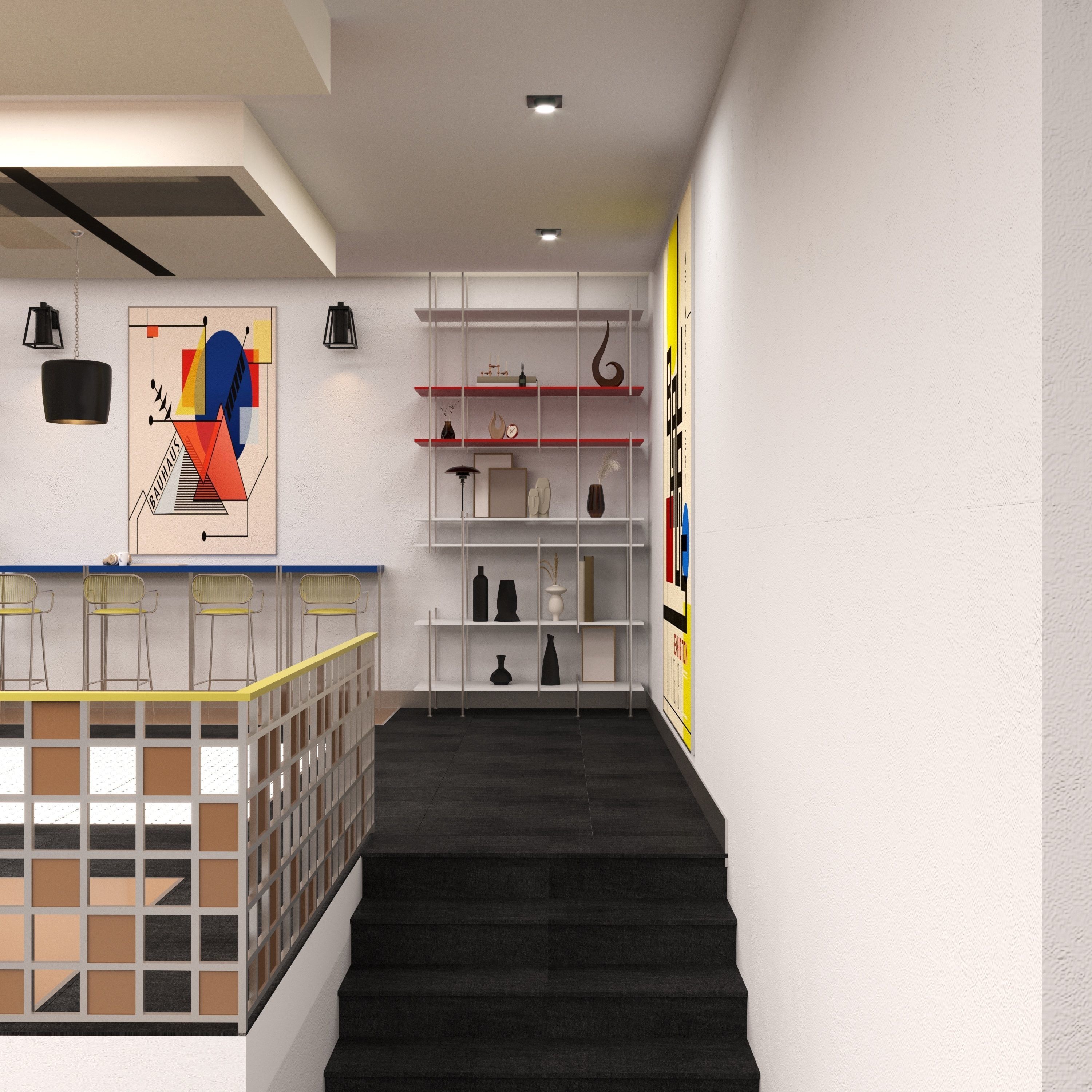 BAUHAUS SHOP AND CAFE 3D model_7