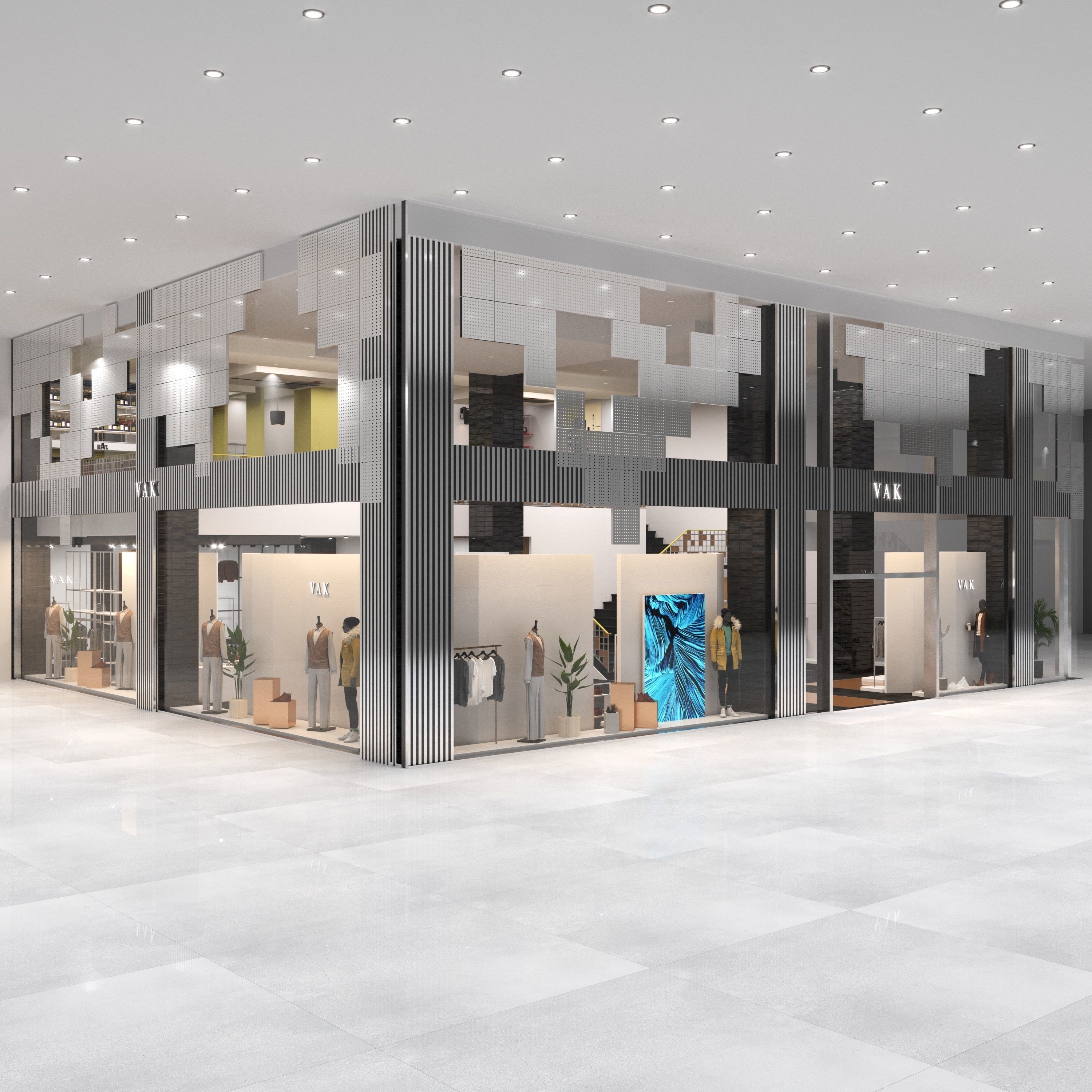 BAUHAUS SHOP AND CAFE 3D model_1