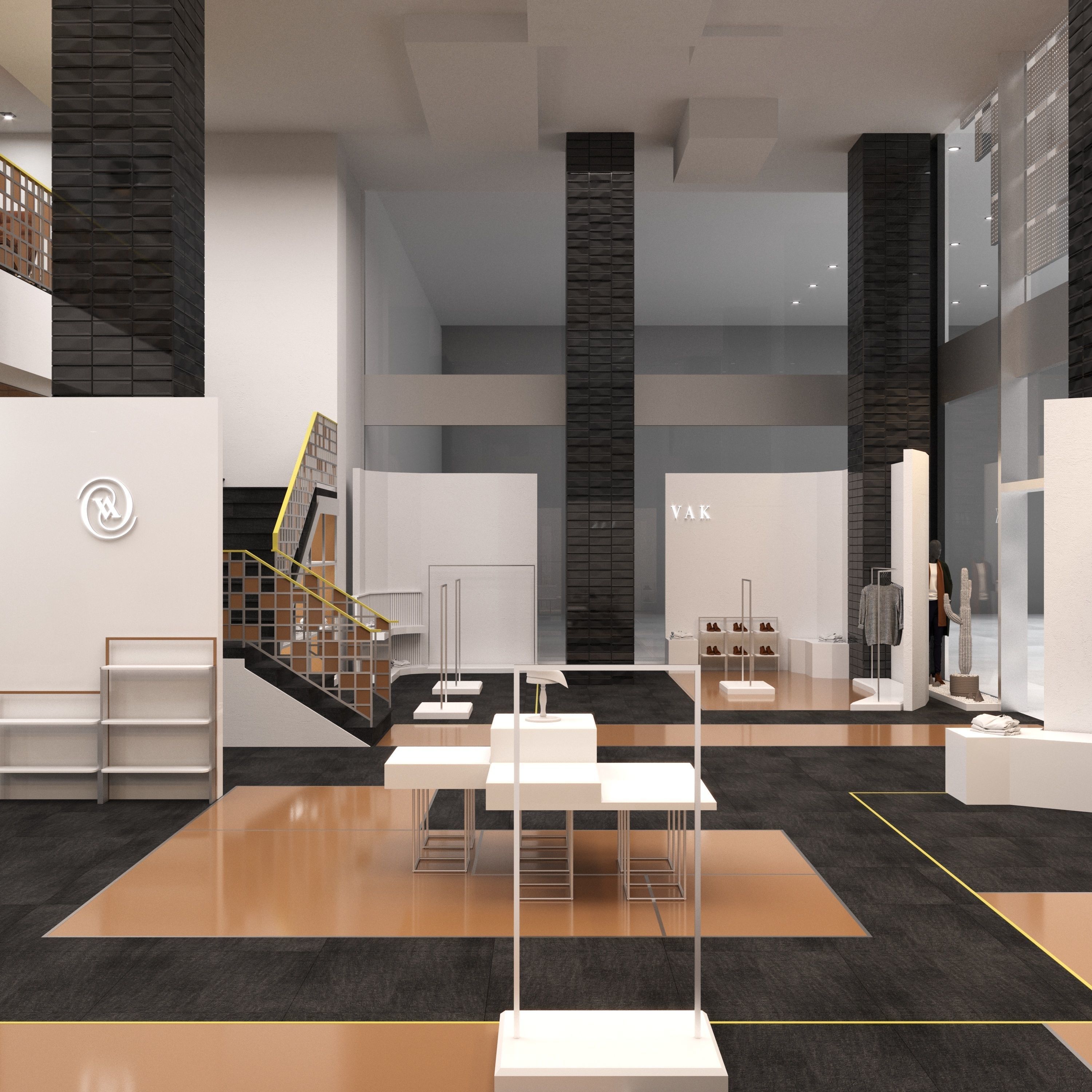 BAUHAUS SHOP AND CAFE 3D model_5