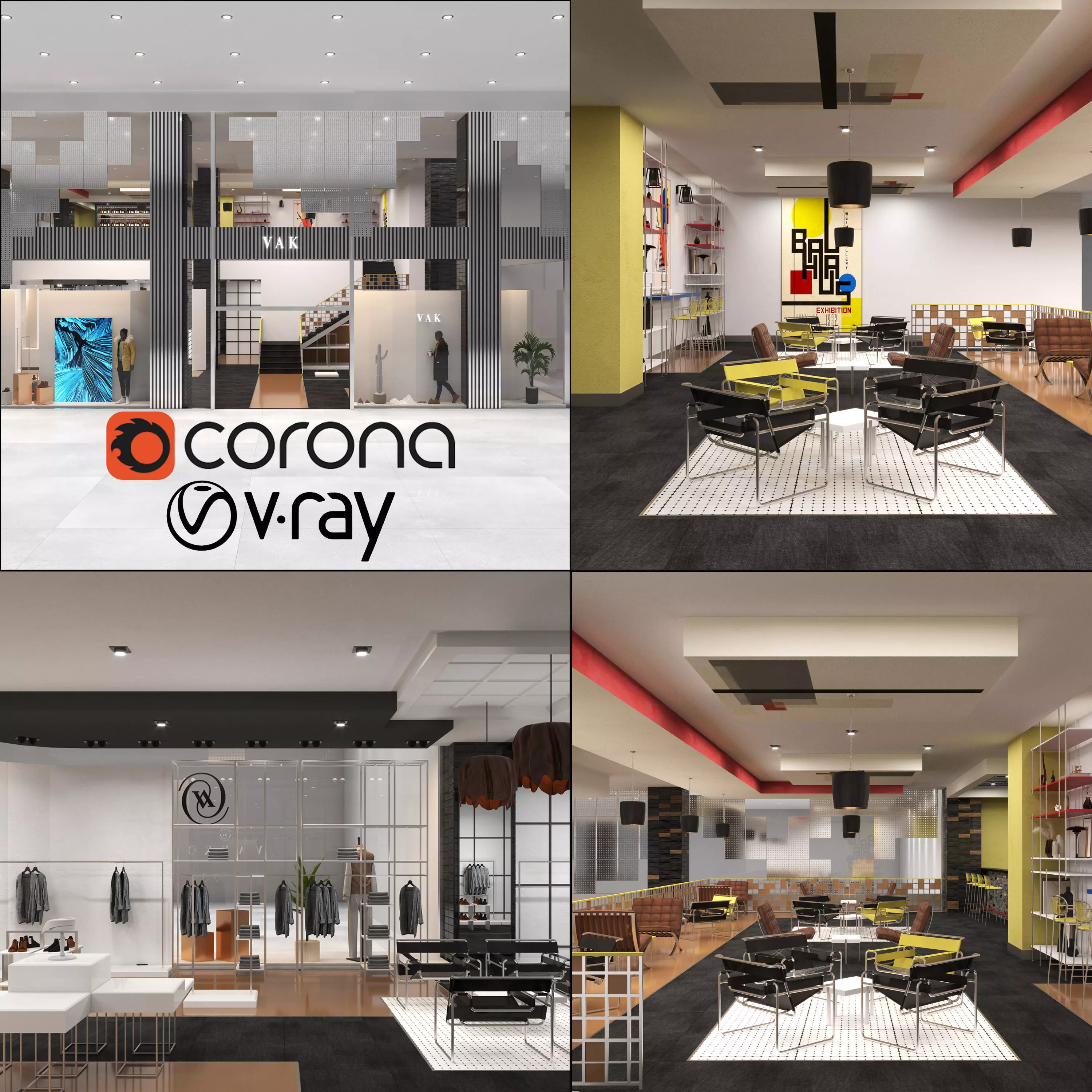 BAUHAUS SHOP AND CAFE 3D model_0