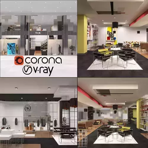 BAUHAUS SHOP AND CAFE 3D model